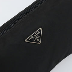 Prada Hand Nylon Black Silver