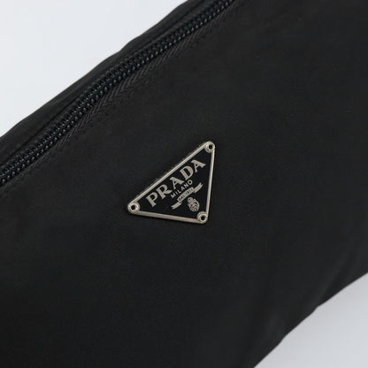 Prada Hand Nylon Black Silver