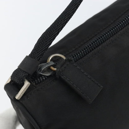 Prada Hand Nylon Black Silver