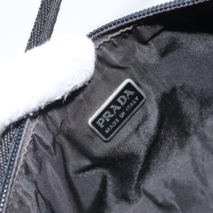 Prada Hand Nylon Black Silver