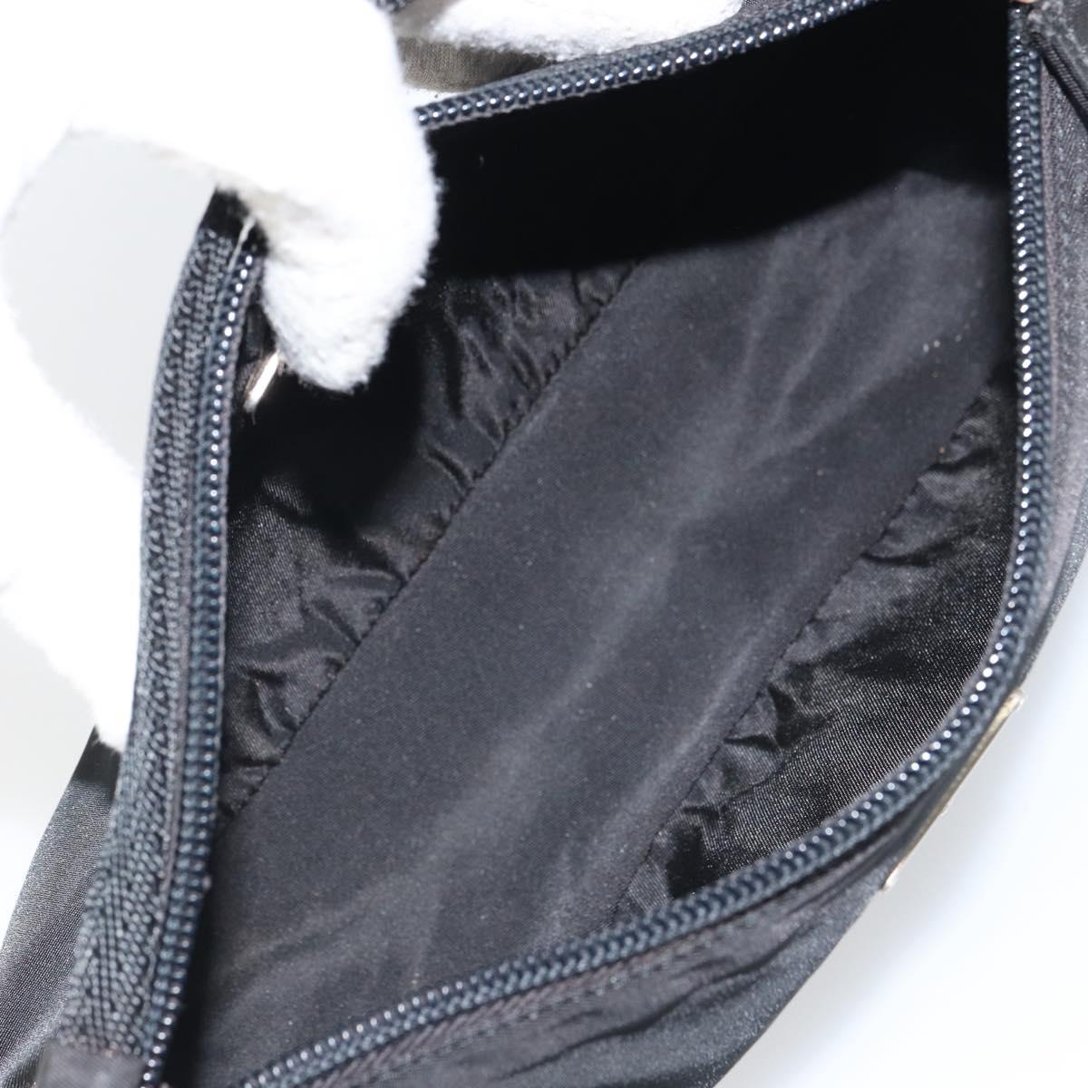 Prada Hand Nylon Black Silver