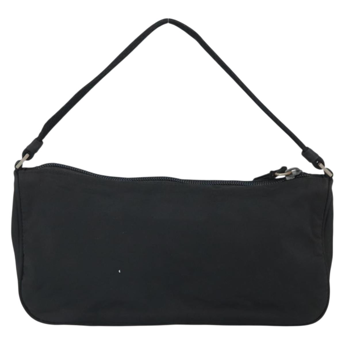 Prada Hand Nylon Black Silver