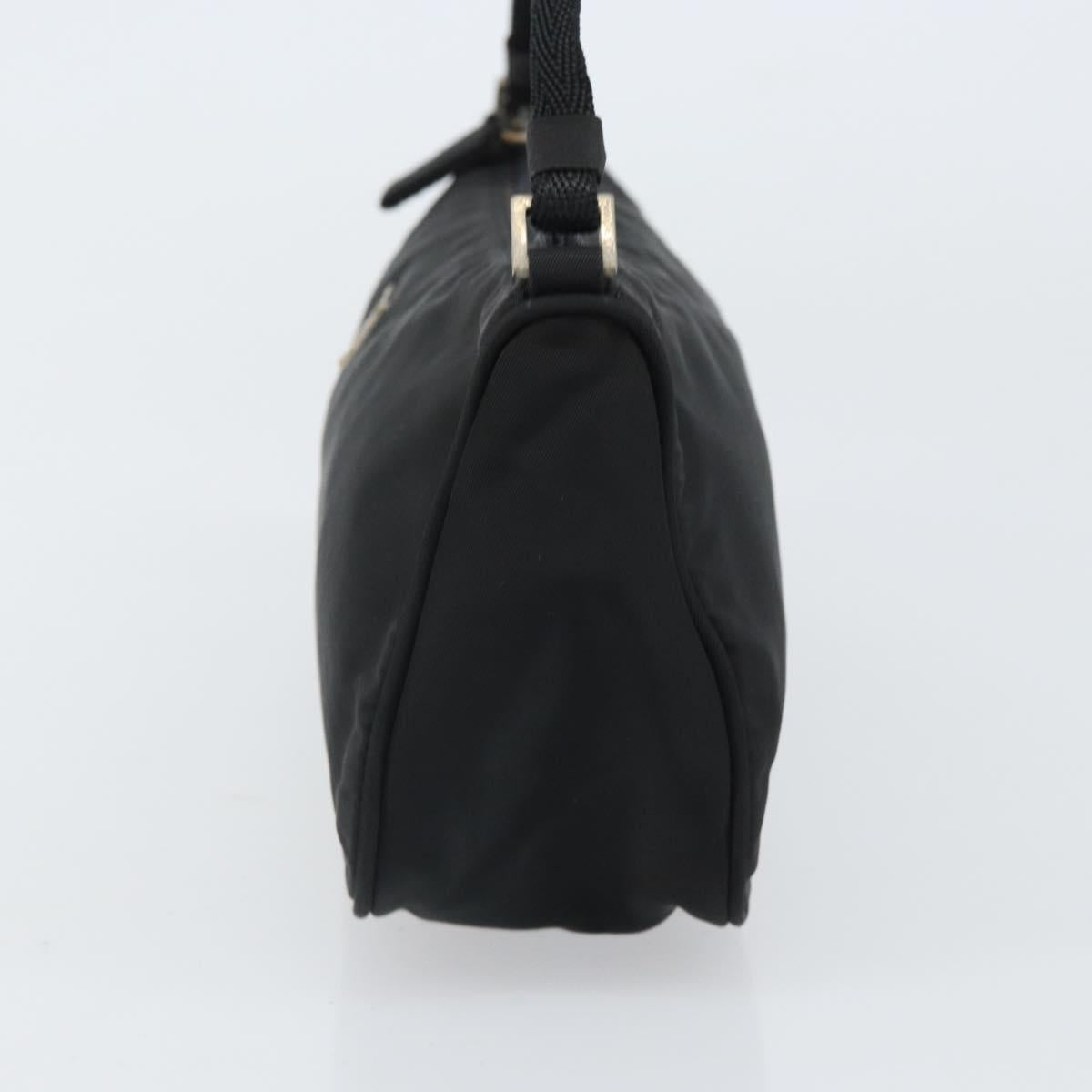 Prada Hand Nylon Black Silver