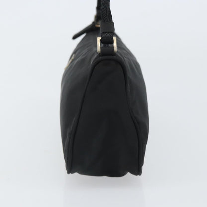 Prada Hand Nylon Black Silver