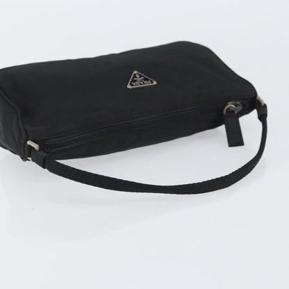 Prada Hand Nylon Black Silver