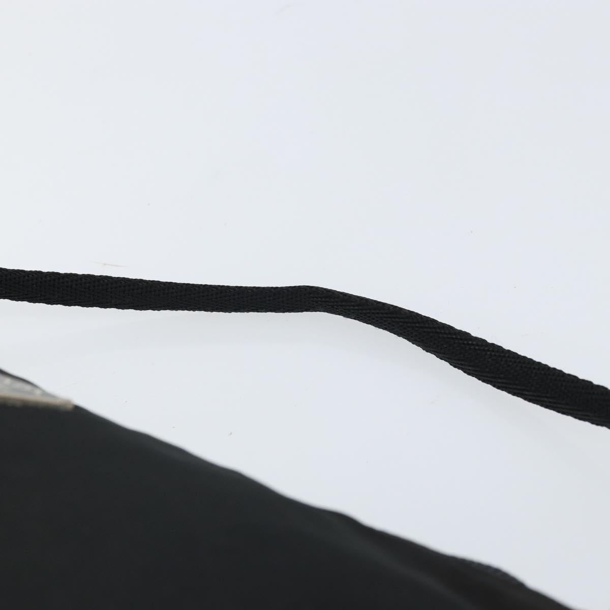 Prada Hand Nylon Black Silver