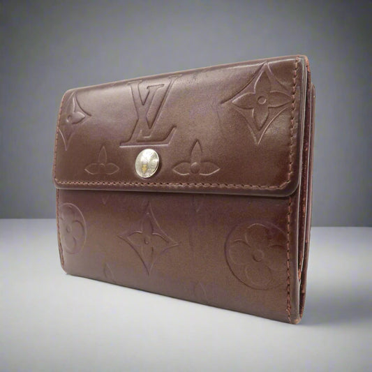 Louis Vuitton Vernis Brown Wallet