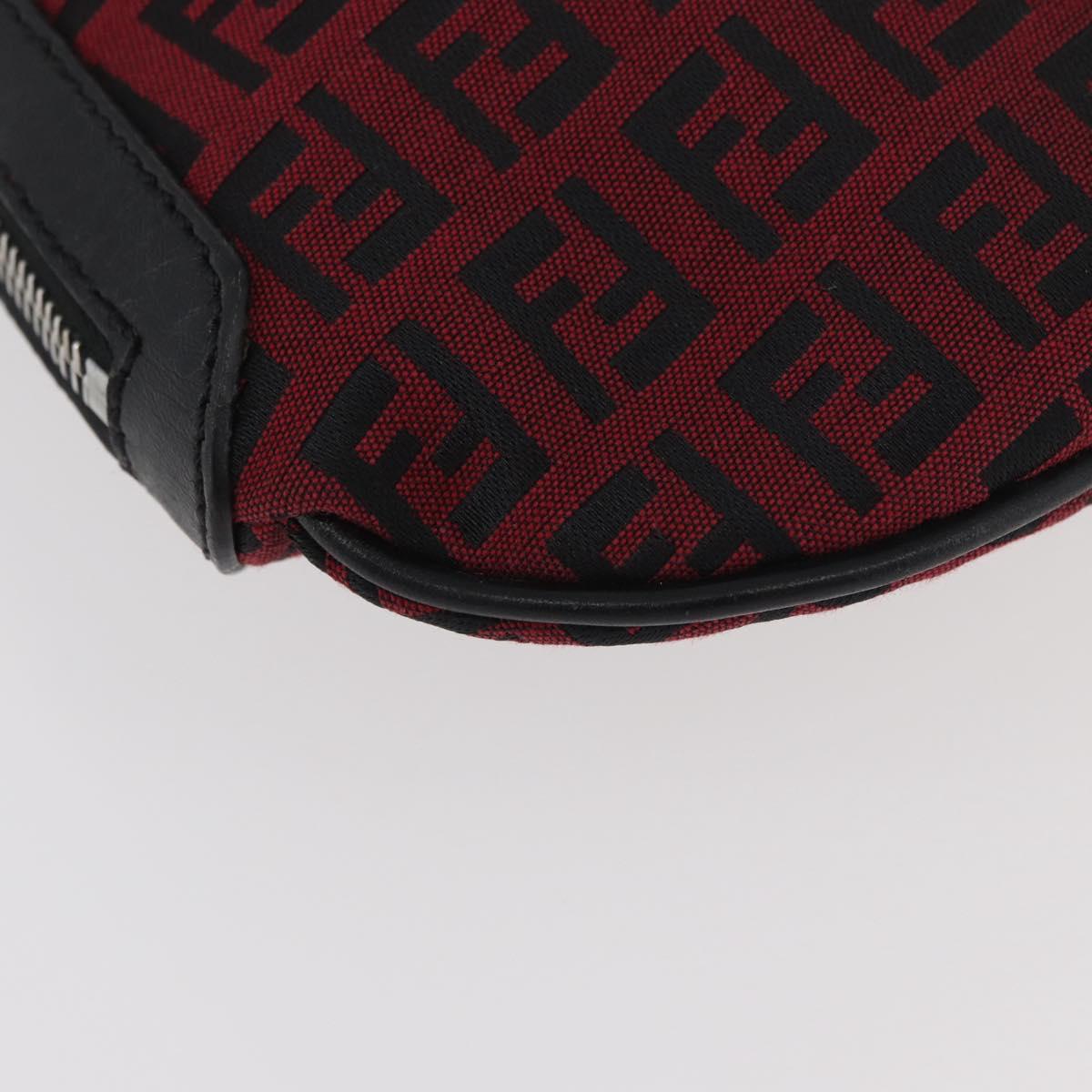 Fendi Red Zucchino Oyster Bag