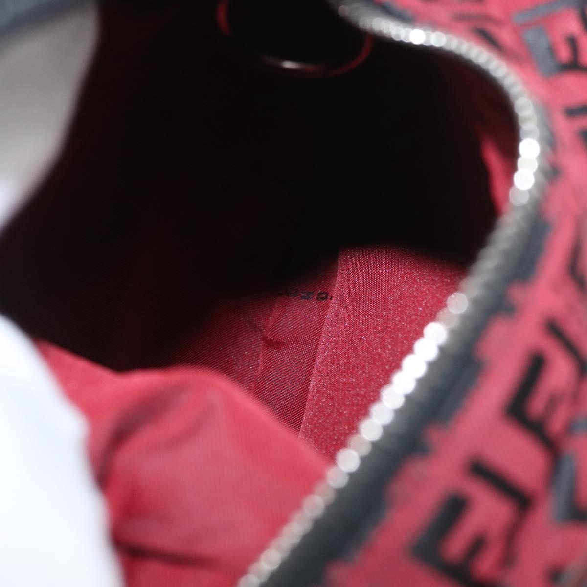 Fendi Red Zucchino Oyster Bag
