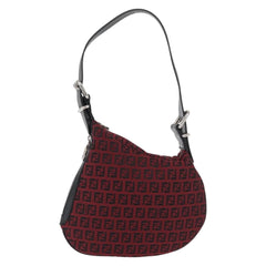 Fendi Red Zucchino Oyster Bag