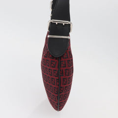 Fendi Red Zucchino Oyster Bag