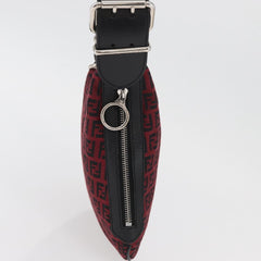Fendi Red Zucchino Oyster Bag