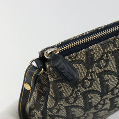 Christian Dior Trotter Canvas Saddle Pouch Navy