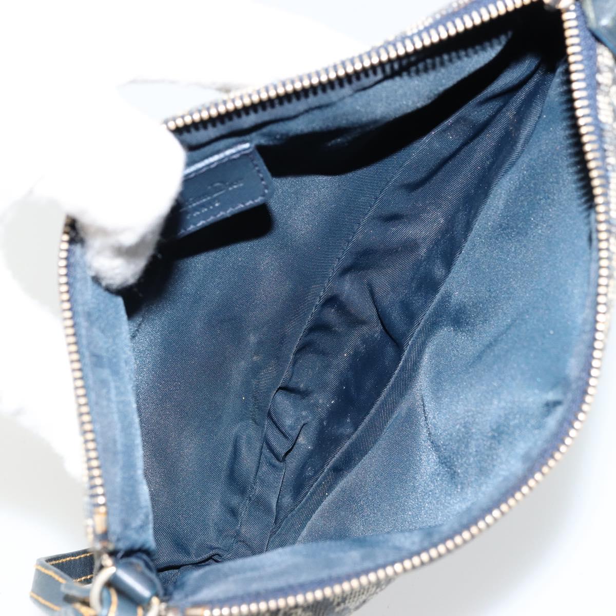 Christian Dior Trotter Canvas Saddle Pouch Navy