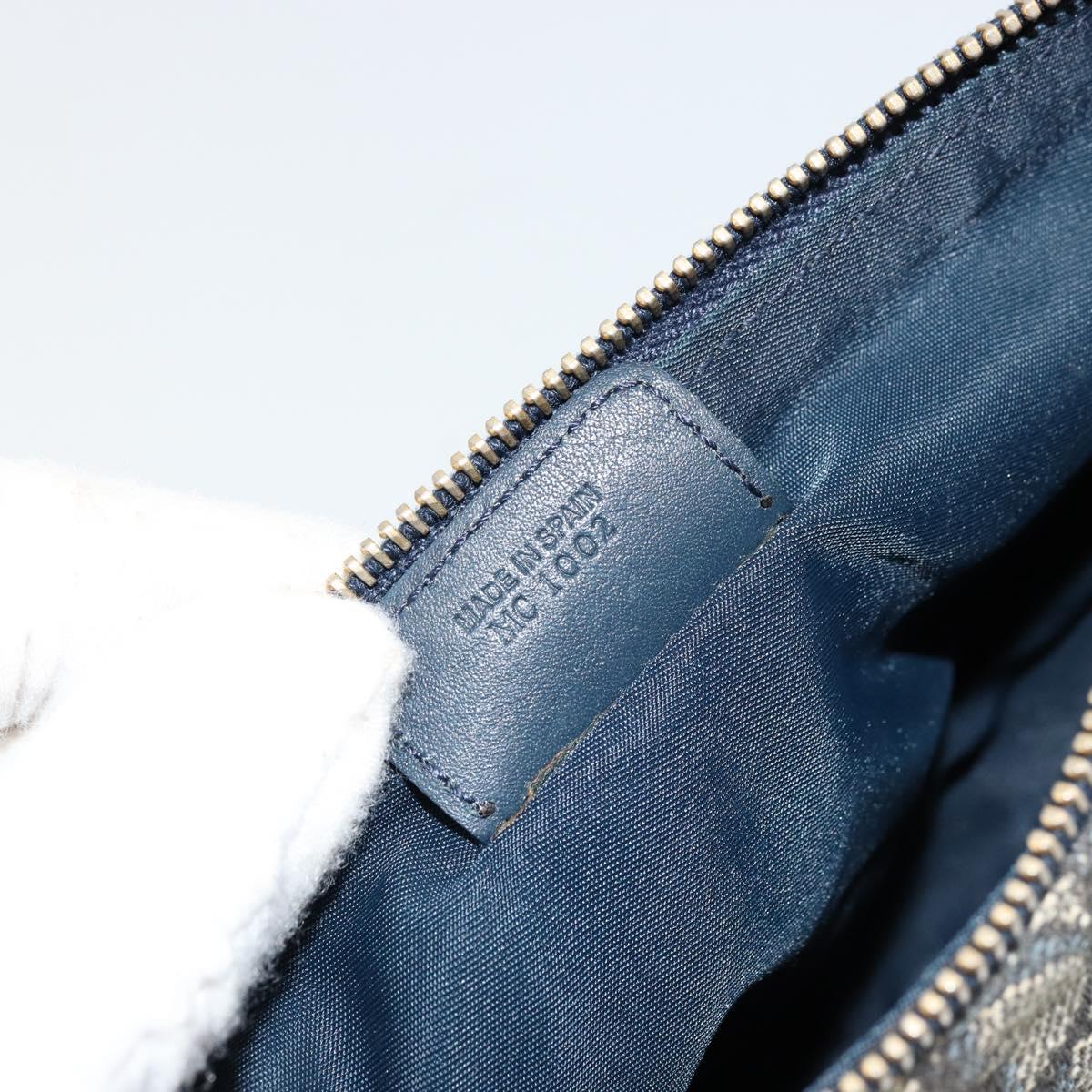 Christian Dior Trotter Canvas Saddle Pouch Navy