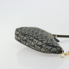 Christian Dior Trotter Canvas Saddle Pouch Navy