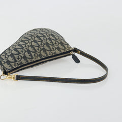 Christian Dior Trotter Canvas Saddle Pouch Navy