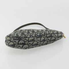 Christian Dior Trotter Canvas Saddle Pouch Navy