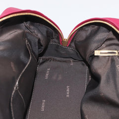 Loewe Amazona Leather Boston Bag in Pink