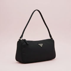 Prada Black Nylon Pouch Shoulder Bag