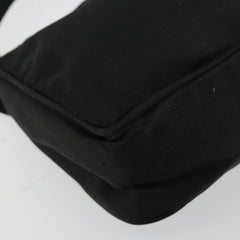 Prada Black Nylon Pouch Shoulder Bag