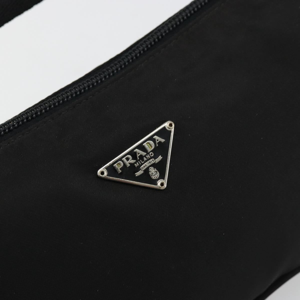 Prada Black Nylon Pouch Shoulder Bag