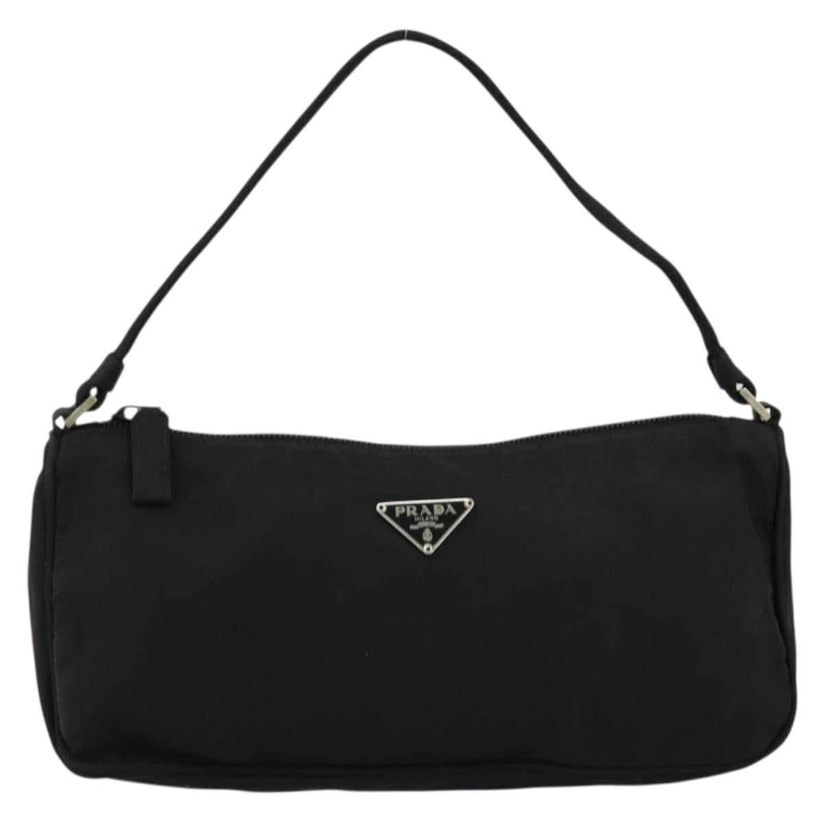 Prada Black Nylon Pouch Shoulder Bag
