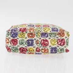 Chanel Multi Camellia Print Canvas Tote