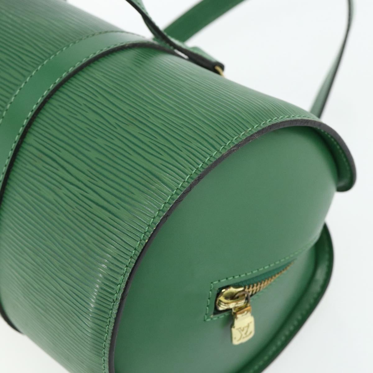 Louis Vuitton Borneo Green Epi Leather Soufflot Bag