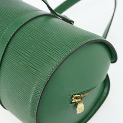 Louis Vuitton Borneo Green Epi Leather Soufflot Bag