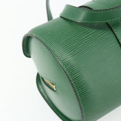 Louis Vuitton Borneo Green Epi Leather Soufflot Bag