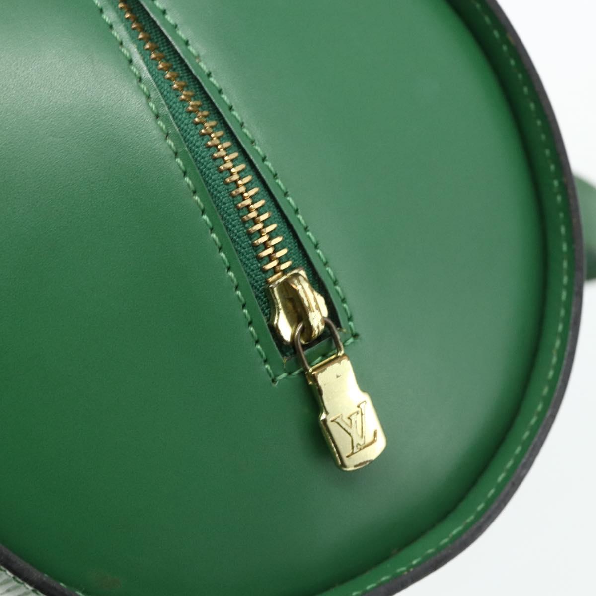 Louis Vuitton Borneo Green Epi Leather Soufflot Bag