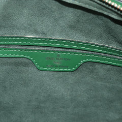 Louis Vuitton Borneo Green Epi Leather Soufflot Bag