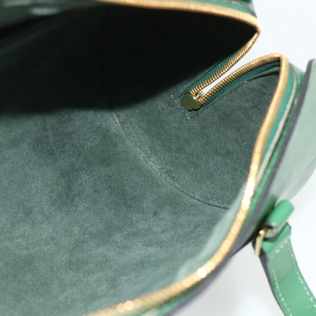 Louis Vuitton Borneo Green Epi Leather Soufflot Bag