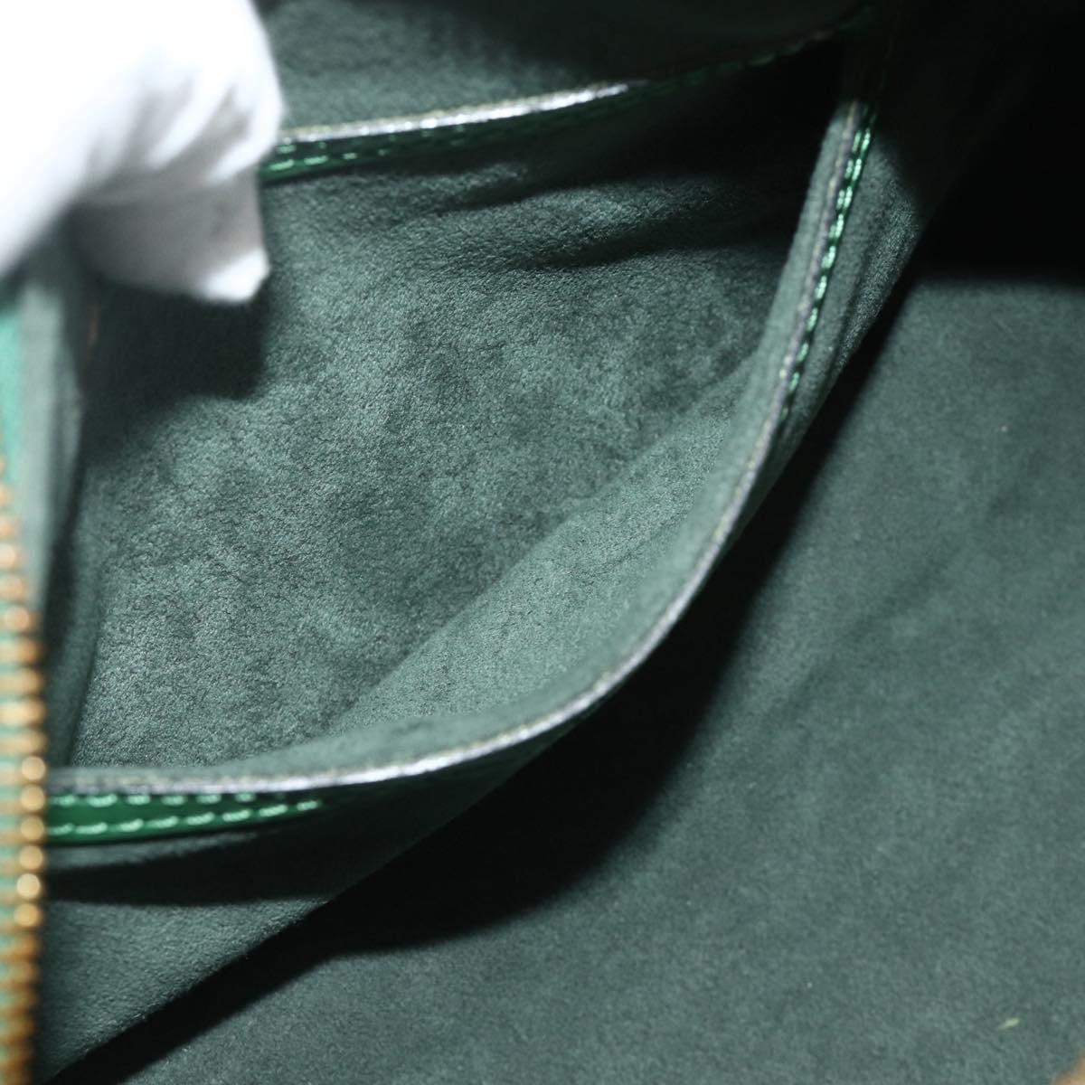 Louis Vuitton Borneo Green Epi Leather Soufflot Bag