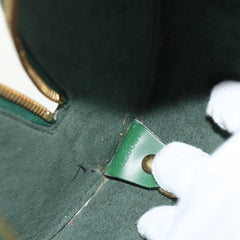 Louis Vuitton Borneo Green Epi Leather Soufflot Bag