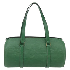 Louis Vuitton Borneo Green Epi Leather Soufflot Bag