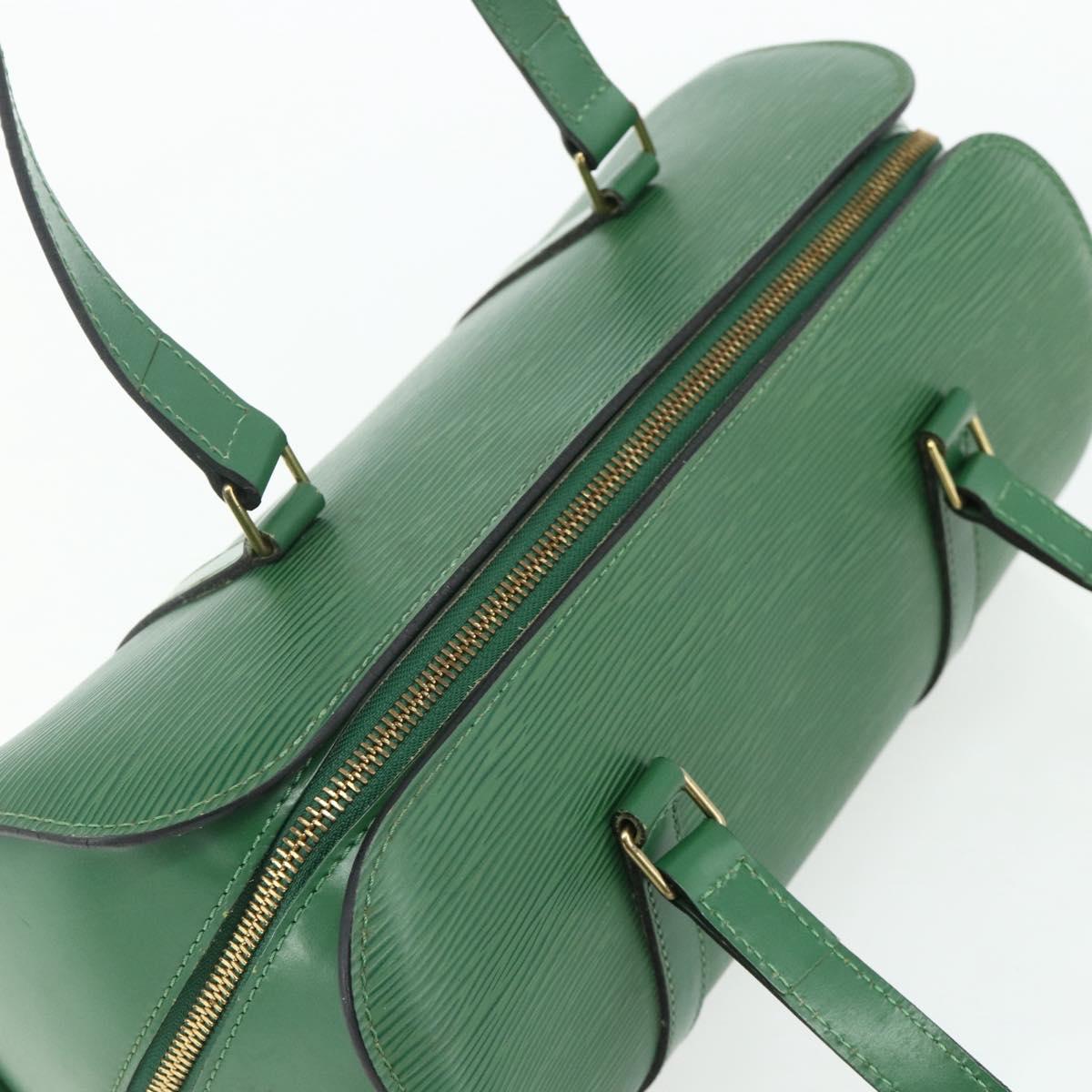 Louis Vuitton Borneo Green Epi Leather Soufflot Bag