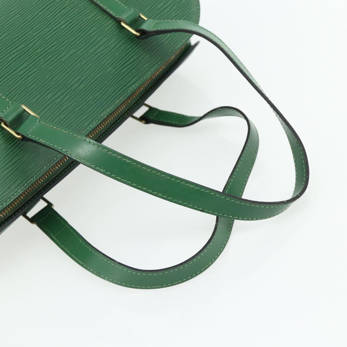 Louis Vuitton Borneo Green Epi Leather Soufflot Bag
