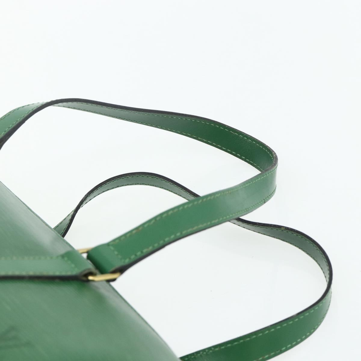 Louis Vuitton Borneo Green Epi Leather Soufflot Bag
