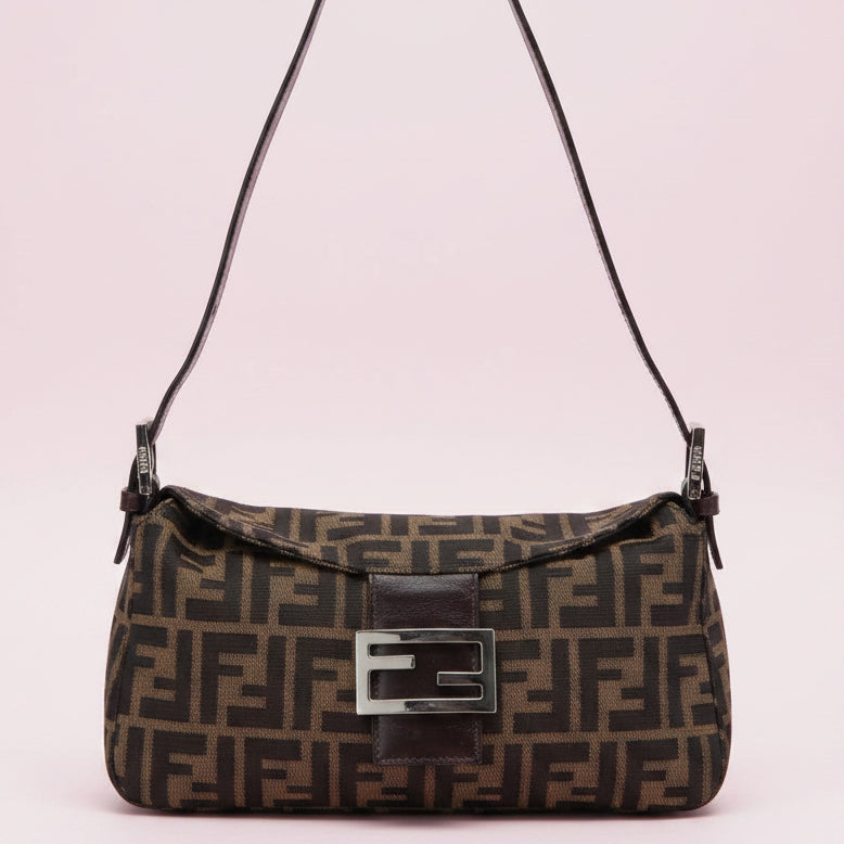 Fendi Zucca Canvas Baguette