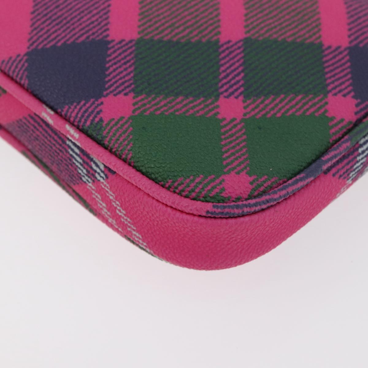 Vivienne Westwood Plaid Shoulder Bag Pink