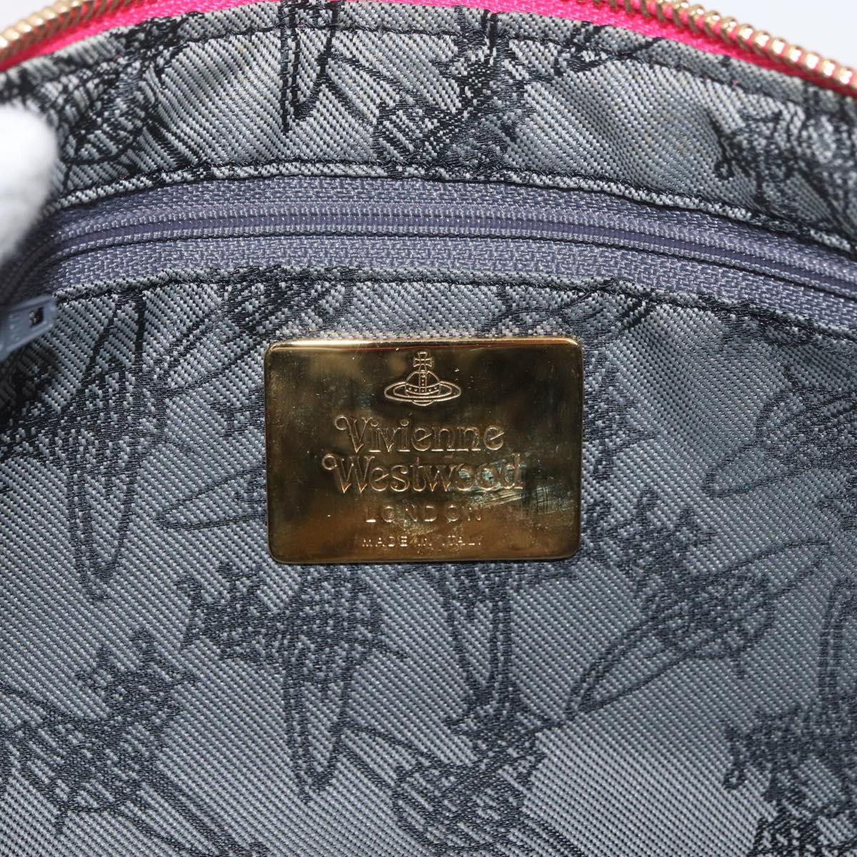 Vivienne Westwood Plaid Shoulder Bag Pink