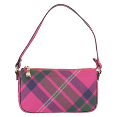 Vivienne Westwood Plaid Shoulder Bag Pink