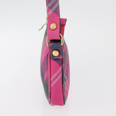 Vivienne Westwood Plaid Shoulder Bag Pink