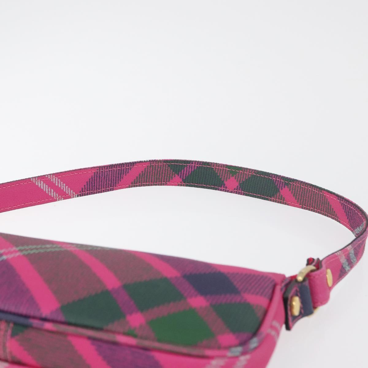 Vivienne Westwood Plaid Shoulder Bag Pink
