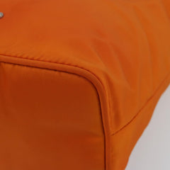 Prada Orange Nylon Shoulder Bag