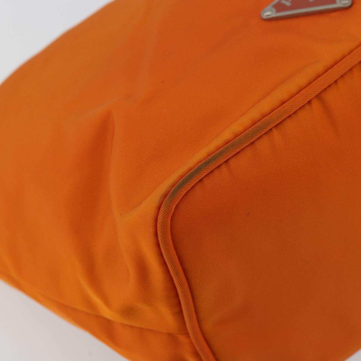 Prada Orange Nylon Shoulder Bag