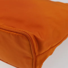 Prada Orange Nylon Shoulder Bag