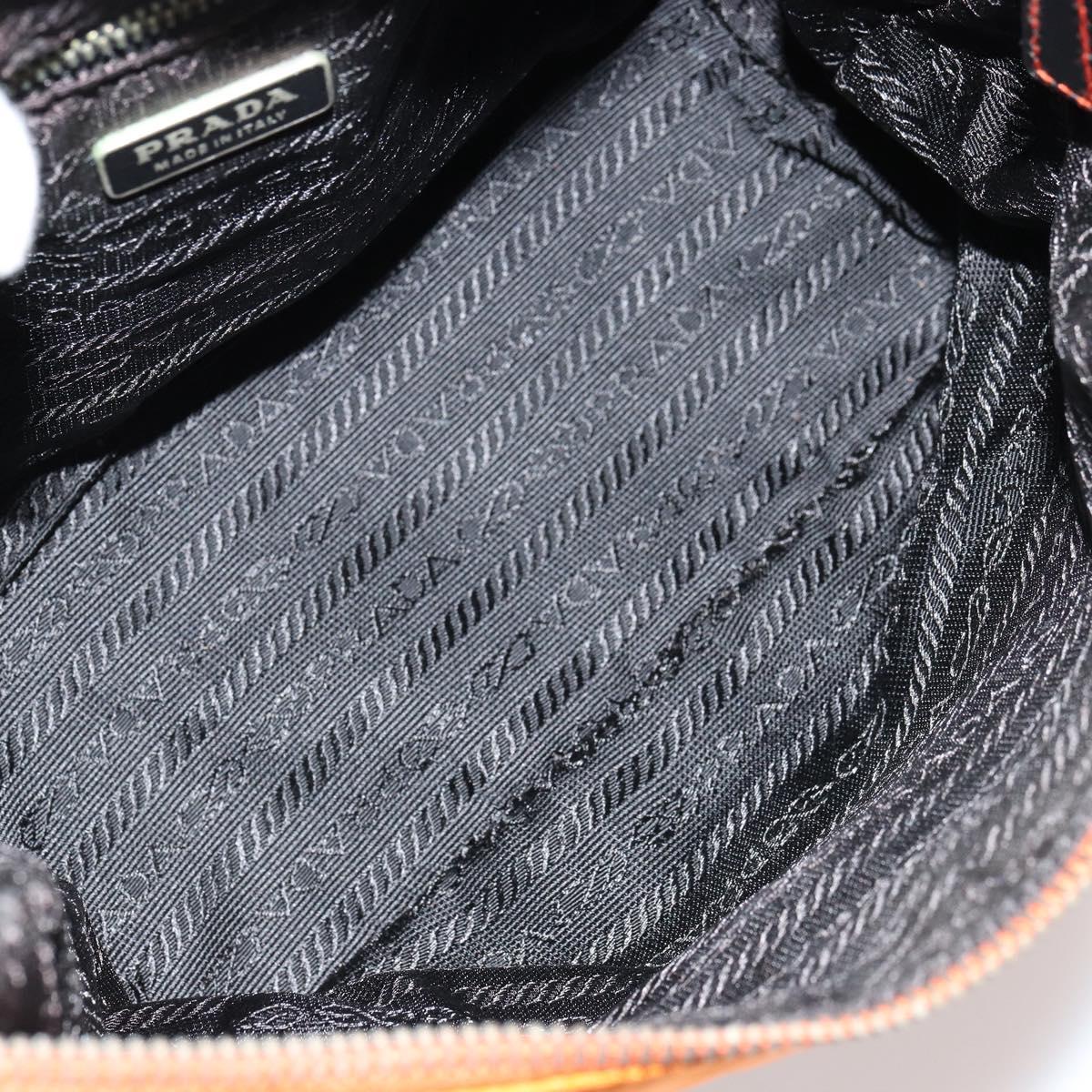 Prada Orange Nylon Shoulder Bag